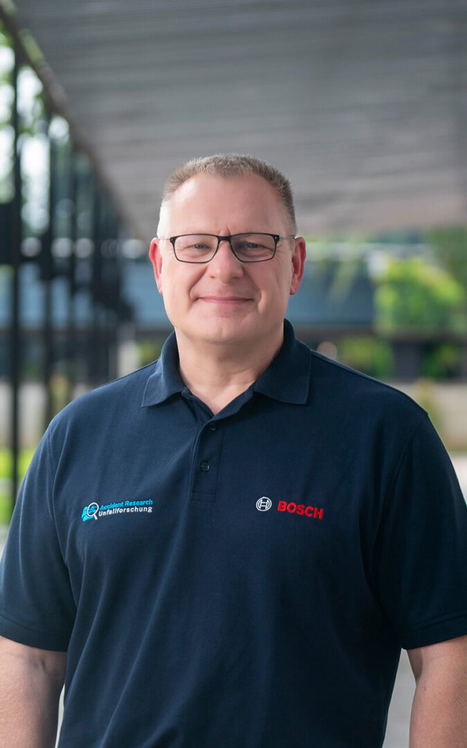 Thomas Lich, a Bosch vezető balesetkutatója
