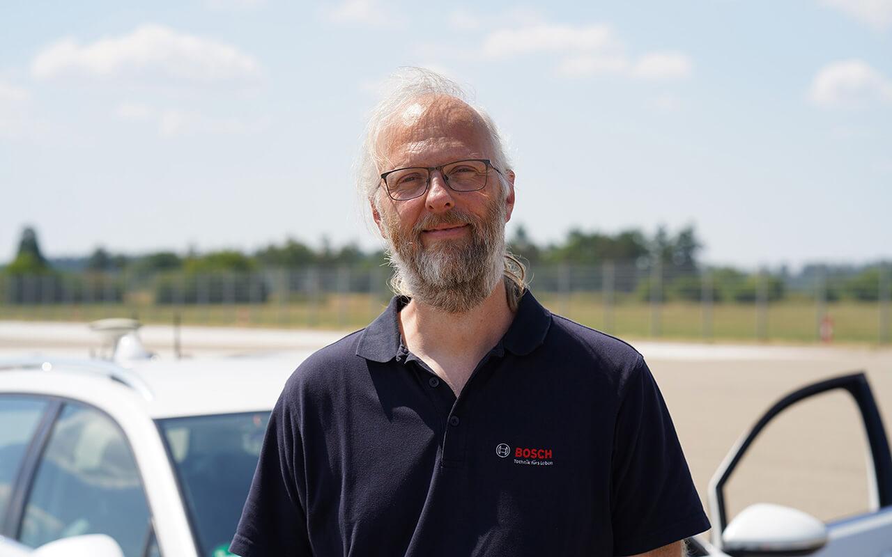 Florian Wildschütte, a Bosch fejlett digitális és mesterséges intelligencia megoldásokért felelős kutatómérnöke
