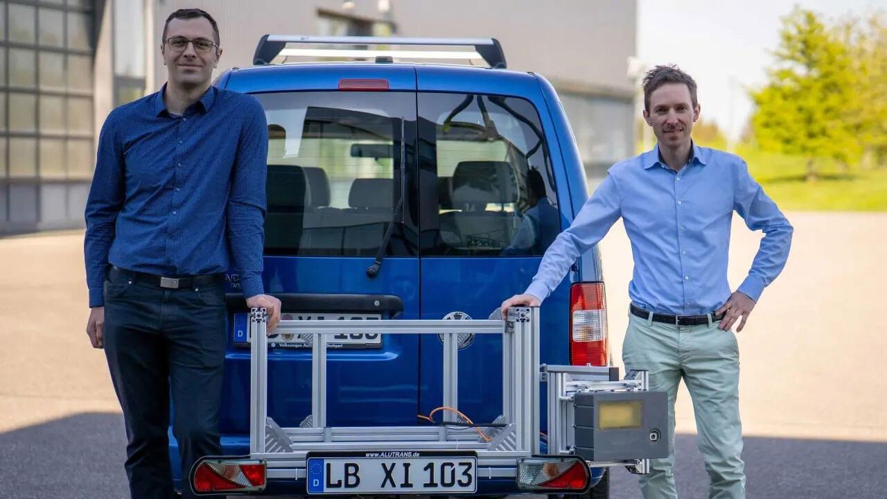 A Bosch kutatói Gor Hakobyan (balra) és Johannes Fink tovább dolgoznak a technológián